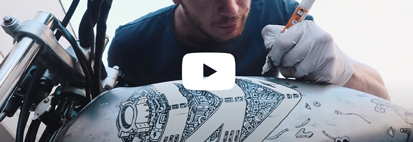 COMMENT DECORER UNE MOTO AVEC DES MARQUEURS ? VIDEO AVEC MISTER WALT