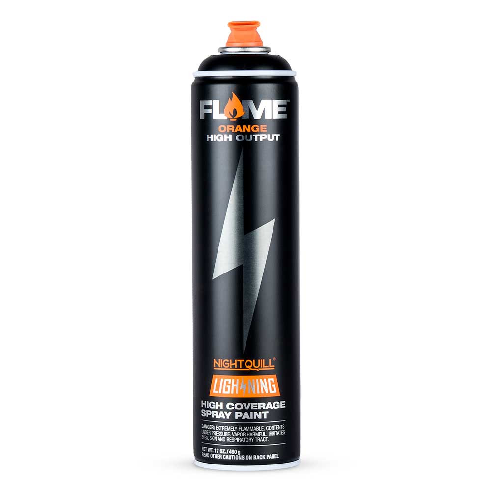 Bombe de peinture Flame Orange 600ml | NightQuill Lightning