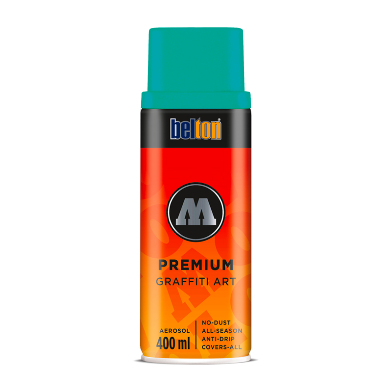Bombe de peinture Molotow Premium Néon 400ml-235-1-Turquoise Néon
