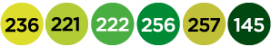 Clearbox 6 marqueurs ONE4ALL 2mm | Green Set