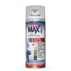 Bombe de peinture d'apprêt Spray Max 1K à débit réglable 400ml | Blanc