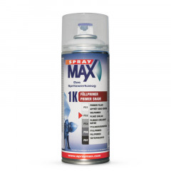 Bombe de peinture d'apprêt Spray Max 1K à débit réglable 400ml | Gris clair