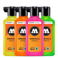 Kit fluo Molotow One4all | 4x180ml