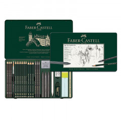 Set de crayons Pitt Graphite Faber Castell | 26 pièces
