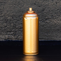 Bombes de peinture de couleur métalliques (argenté, doré, cuivré)