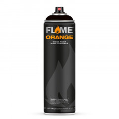 Bombe de peinture Flame Orange 500ml | Thick Black