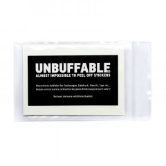 Stickers Unbuffable 7x10 cm | 12 pces