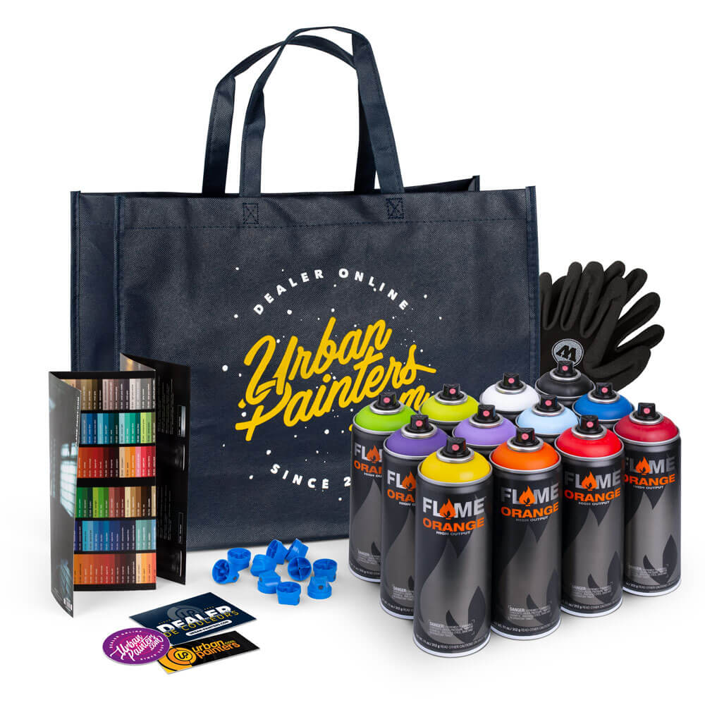 Bag Pack 12 bombes de peinture Flame Orange