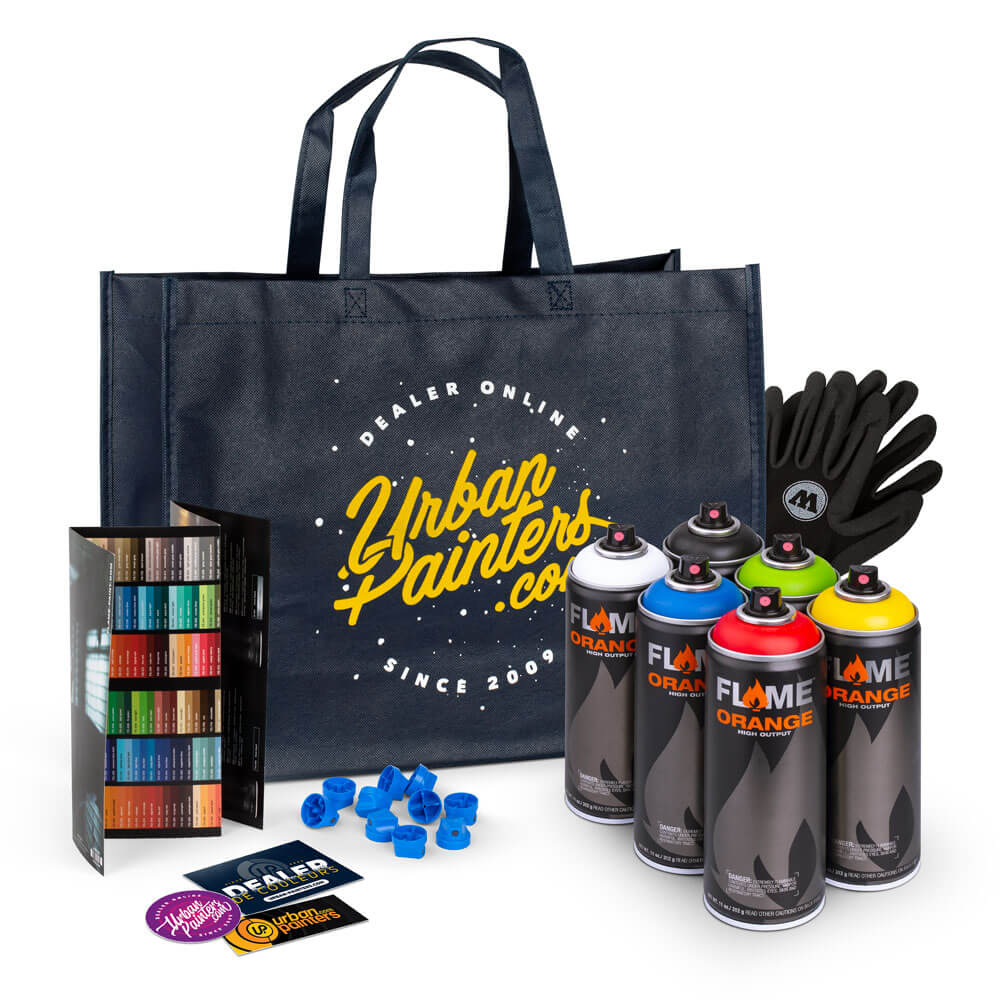 Bag Pack 6 bombes de peinture Flame Orange