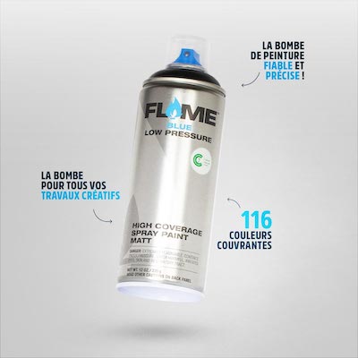 Bombe de peinture acrylique Flame Blue