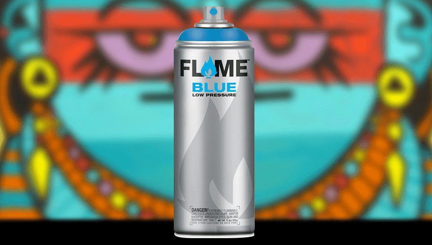 bombe de peinture Flame Blue