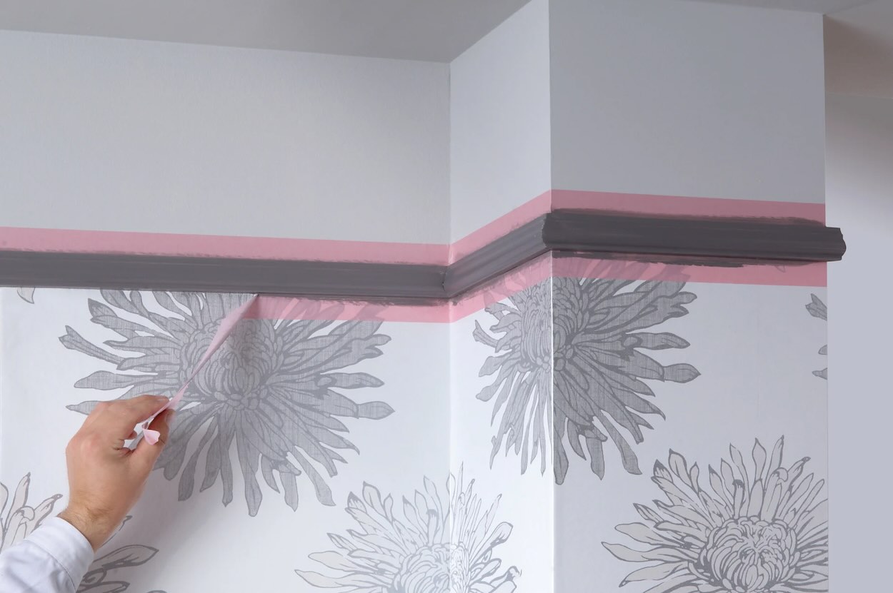 Le ruban de masquage spécial tapisserie ne laisse pas de traces
