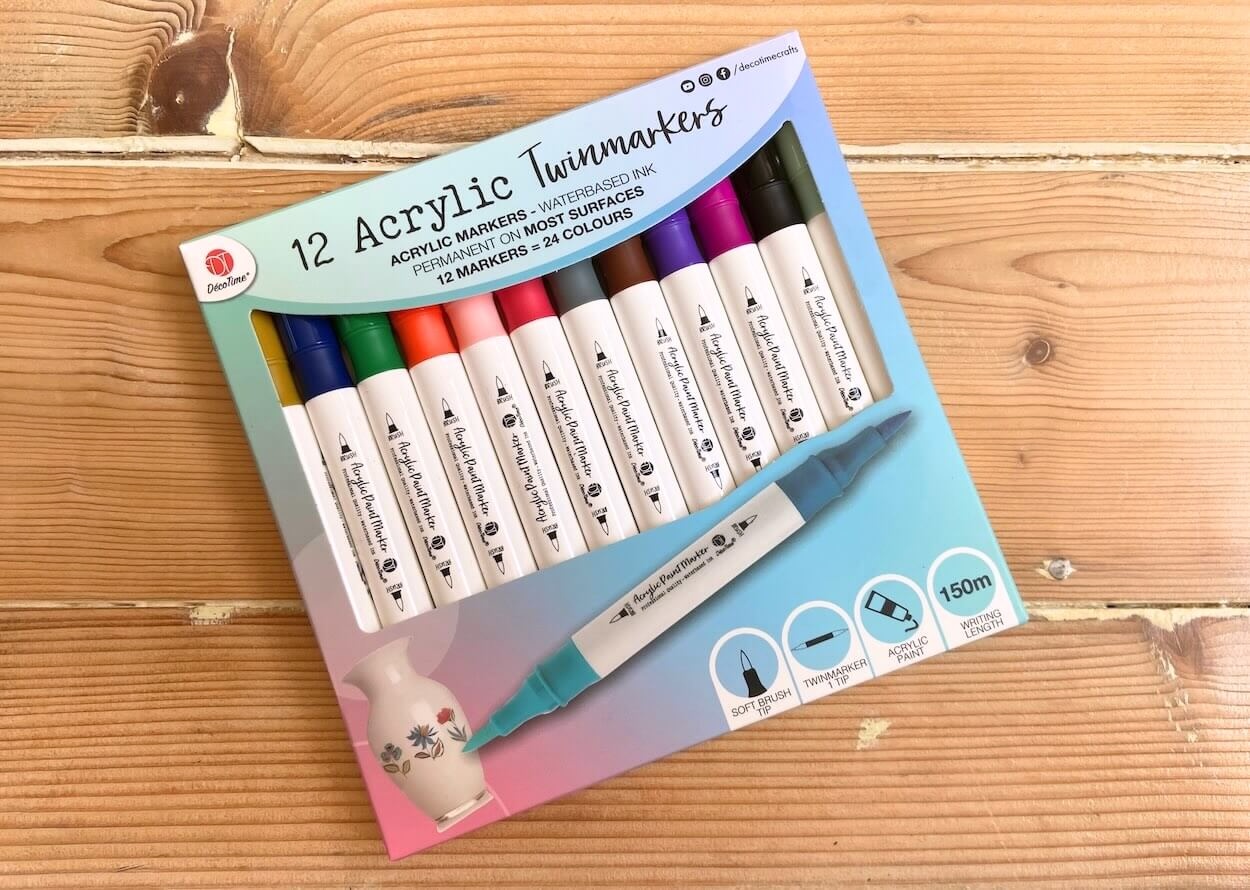 Les feutres acryliques Action Décotime sont à la portée de toutes les bourses