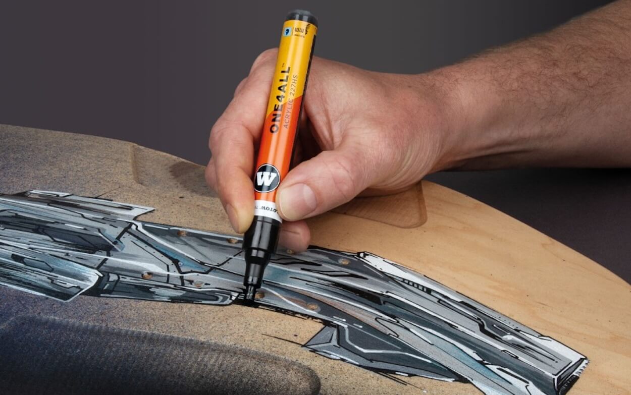 Gestion du débit de peinture avec les feutres molotow one4all
