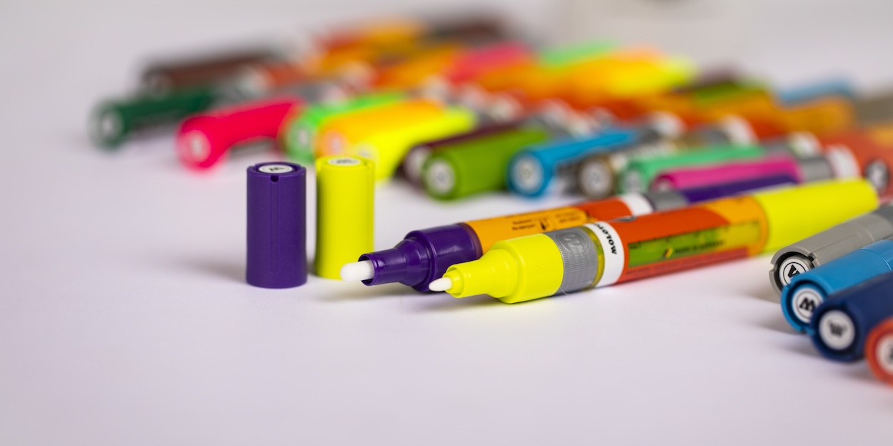 les feutres acryliques molotow sont rechargeables