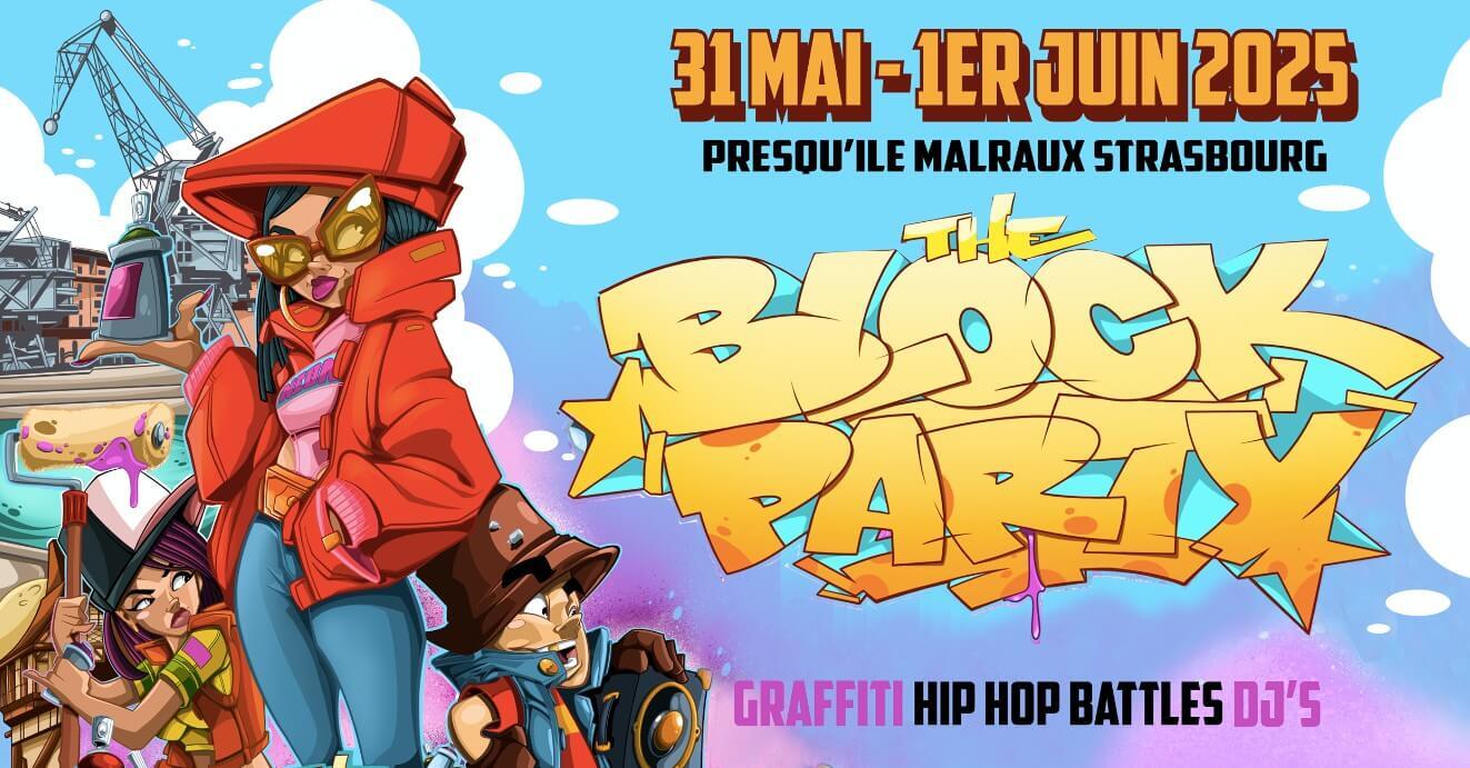 Affiche Block Party Strasbourg 2025