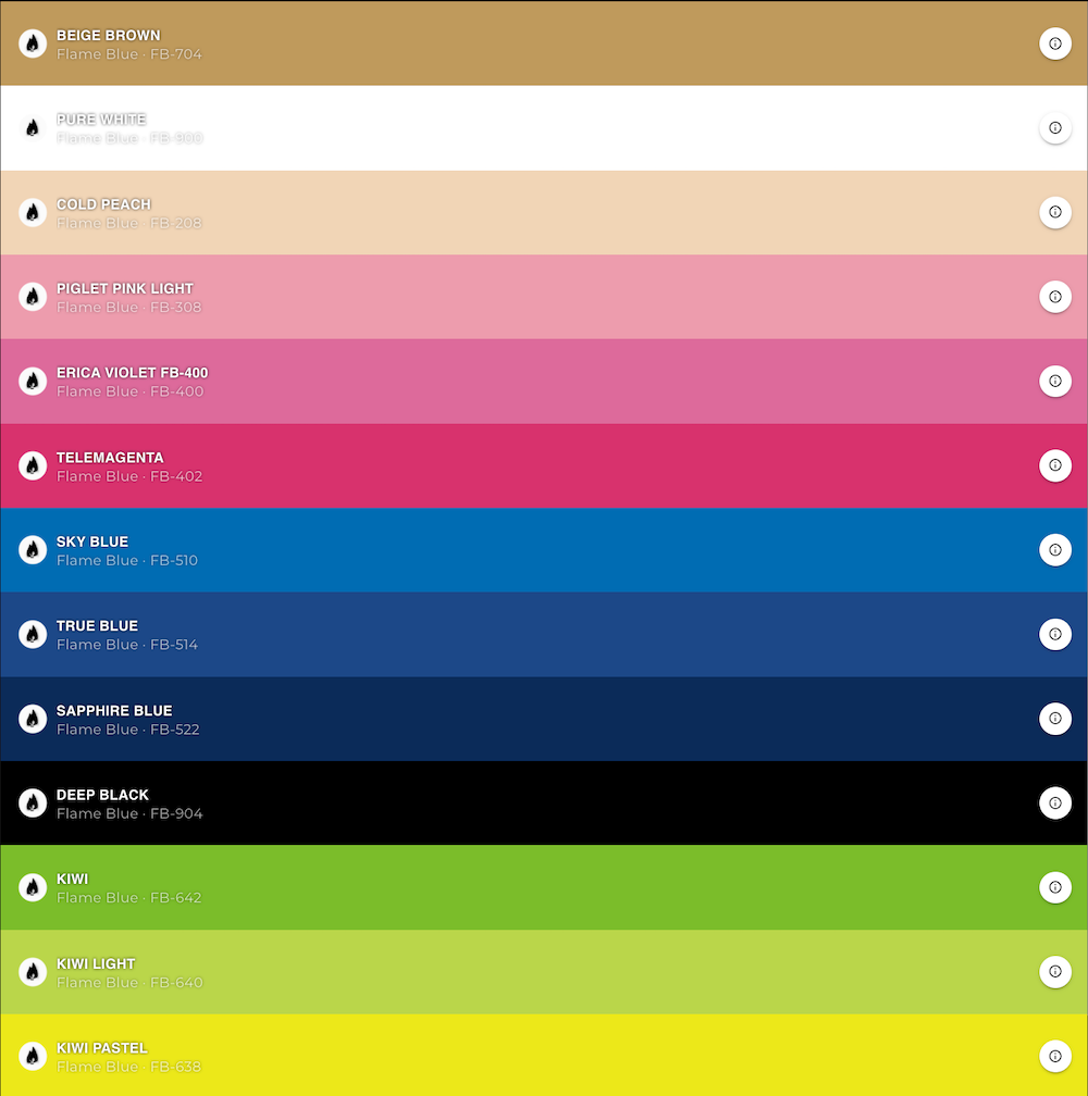Code couleurs de la Block Party Strasbourg 2025