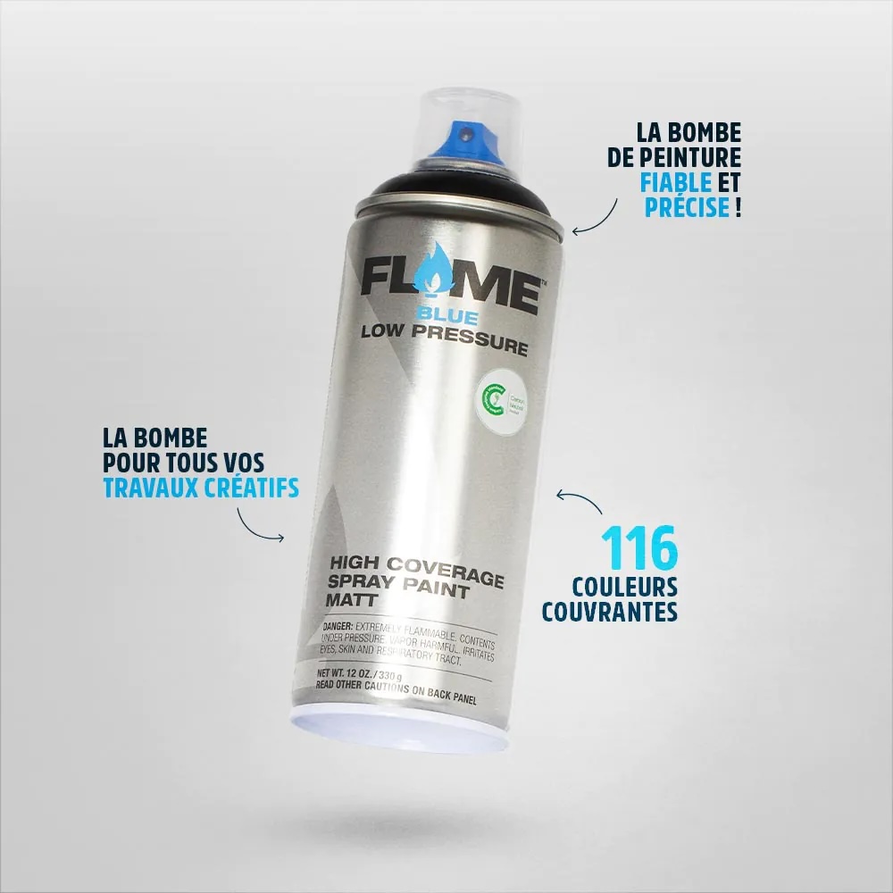 Bombe de peinture graffiti Flame Blue
