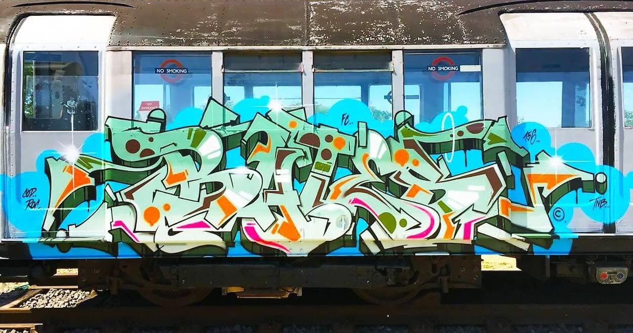Bates a largement contribué à imposer le graffiti en Europe