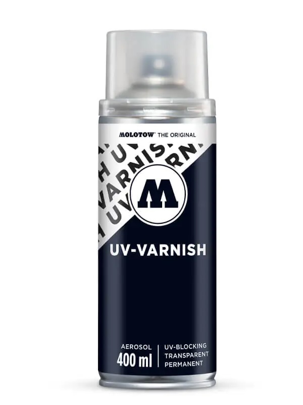 bombe de vernis anti UV Molotow UFA