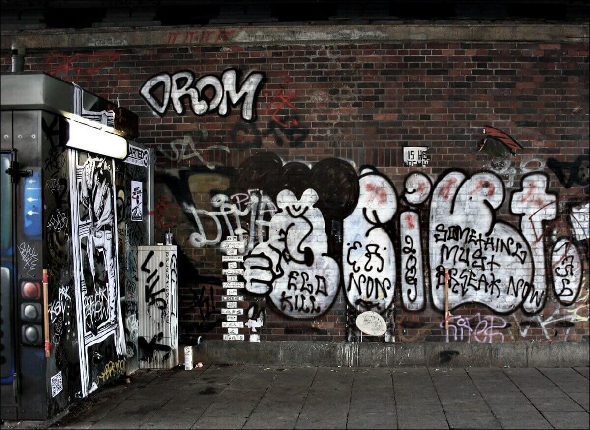 Graffiti ignorant style