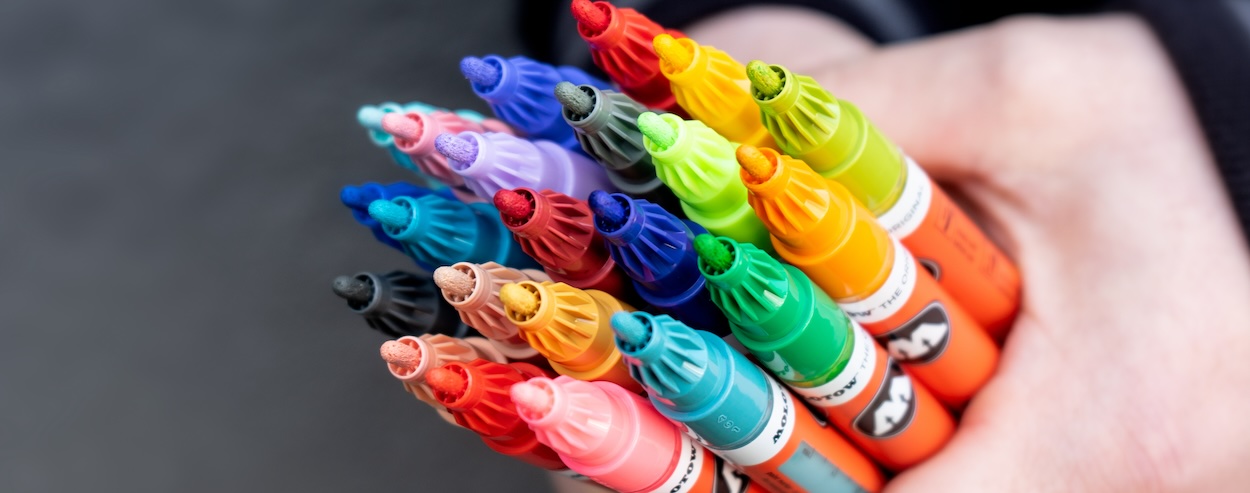 prenez soin de vos feutres à peinture acrylique