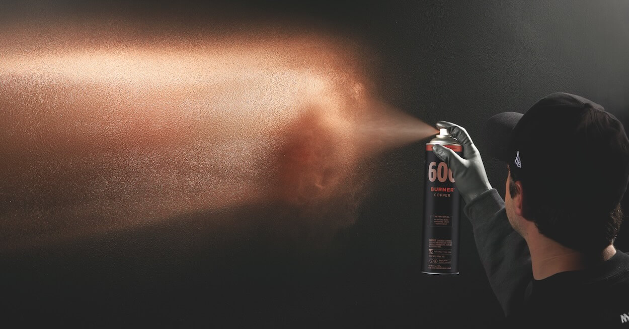 choisissez une bombe de peinture adaptée à votre projet