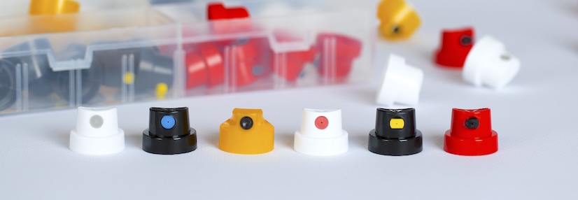 Image : Quel caps utiliser avec une bombe de peinture ?