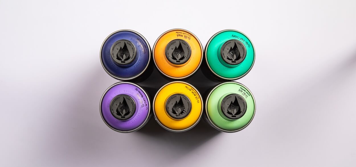 stockez vos bombes de peinture à l'abri du froid