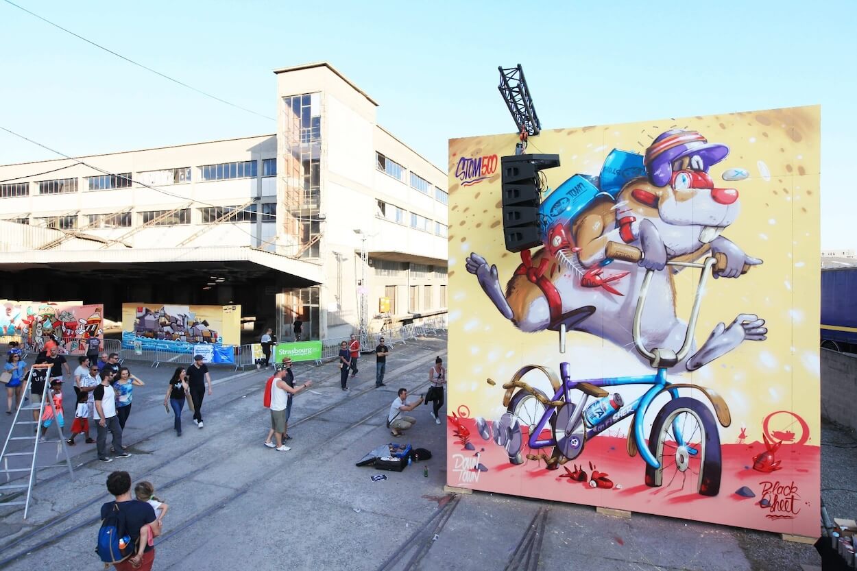Fresque de Stom500, Jam de la Coop Strasbourg 2016
