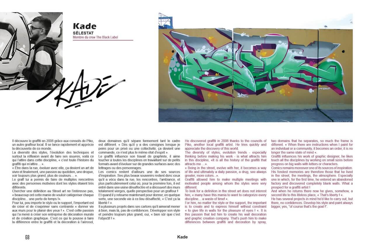 Livre Alsace Graffiti - Kade