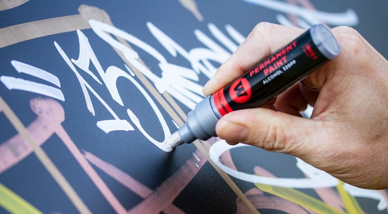 le feutre permanent Molotow Permanent Paint chrome