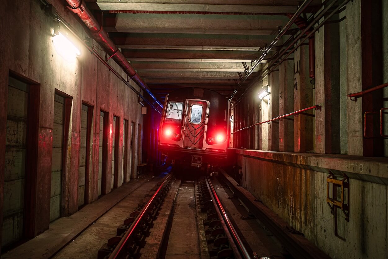 rame de metro pour graffiti