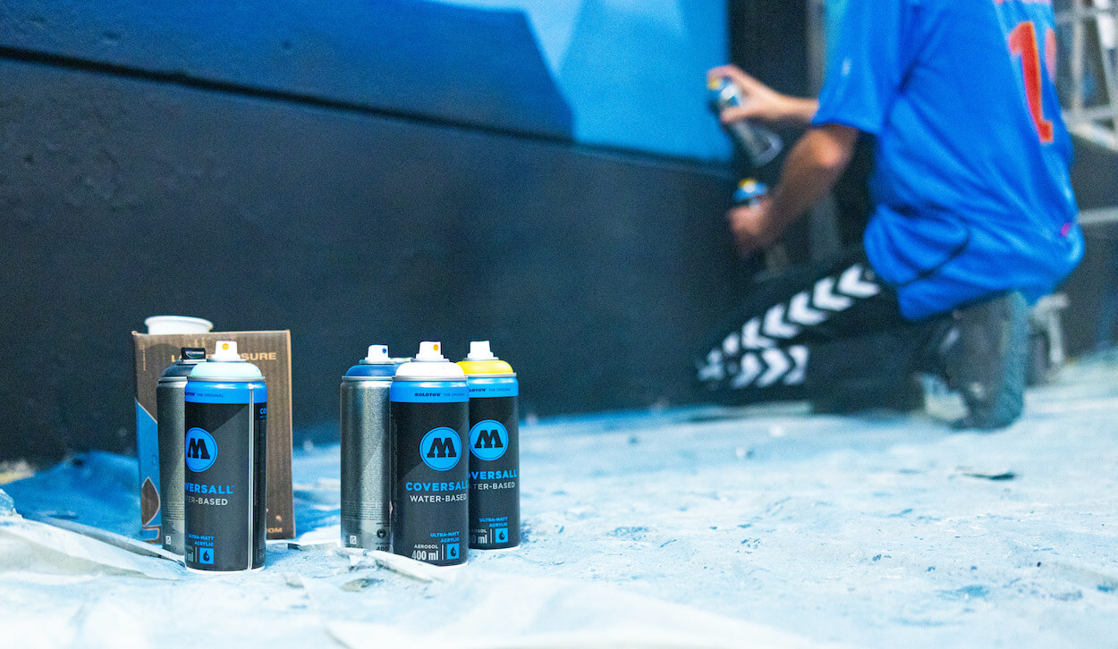 La bombe de peinture CoversAll Water-Based