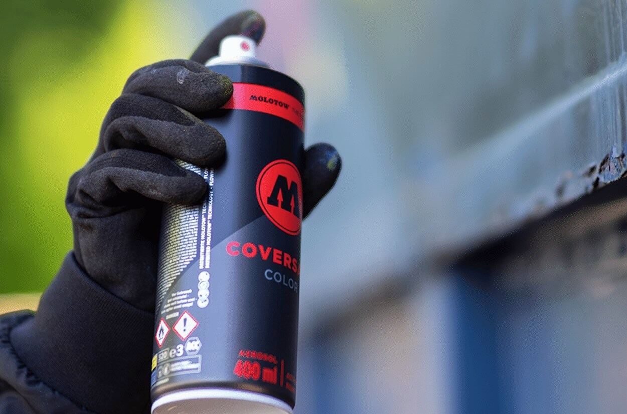 La bombe de peinture Coversall Color, idéale pour le graffiti et le tag