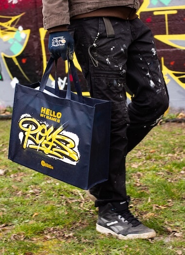sac graffiti urban painters personnalisable pour bombes de peinture