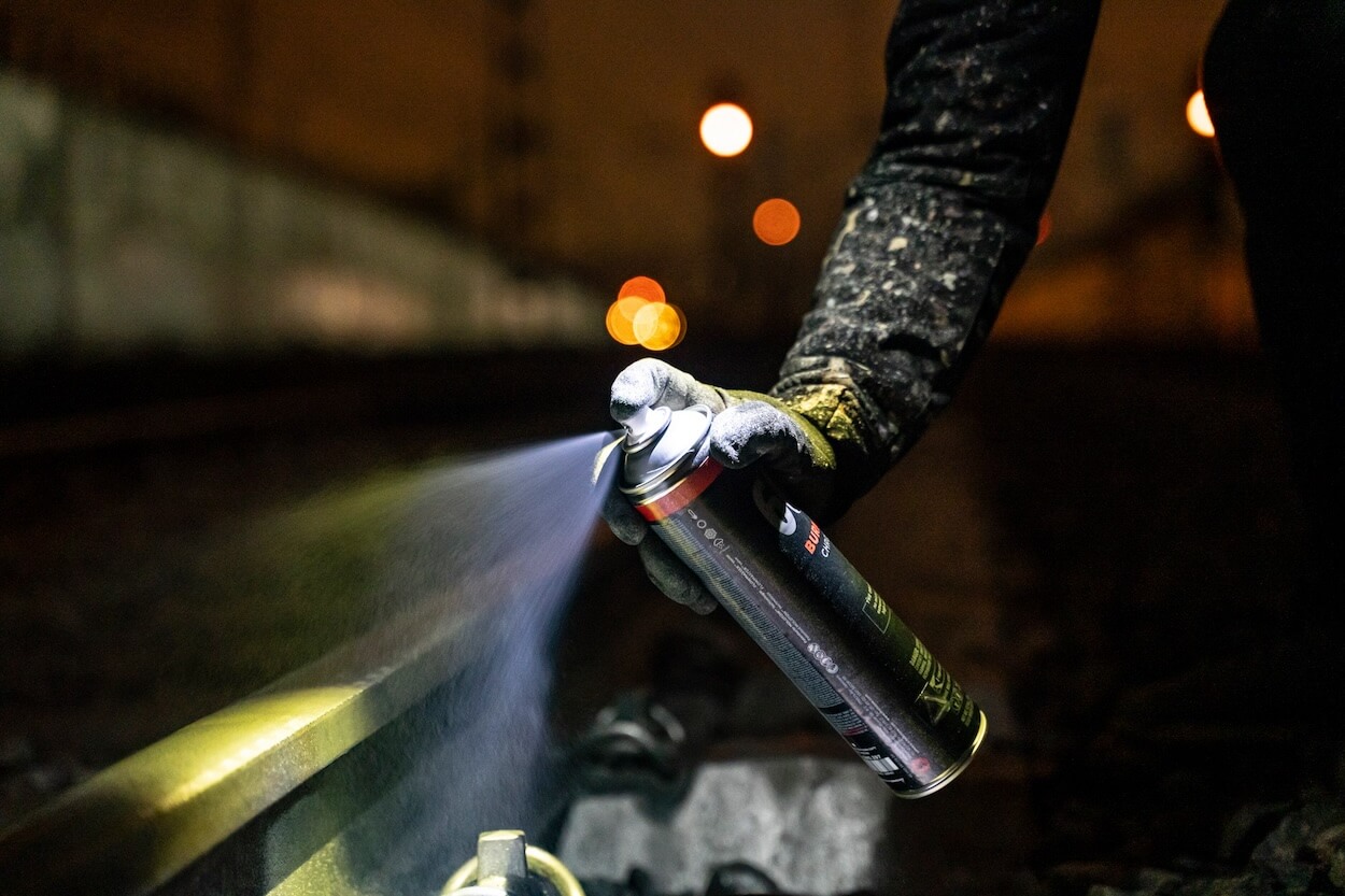 bombe de peinture Burner Chrome pour le graffiti